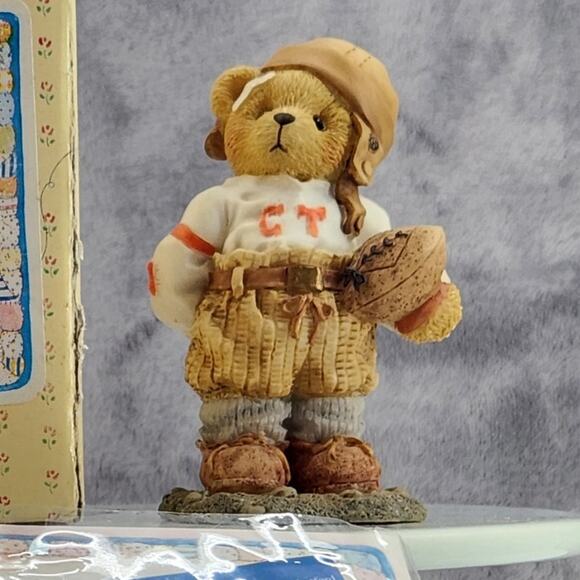 1996 Butch Cherished Teddies Football Figurine Can I be your football hero156388 - Picture 2 of 7